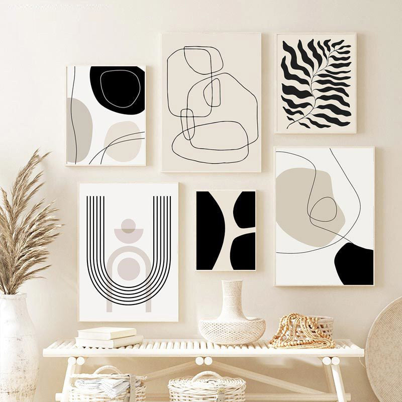 Abstract Bohemian Wall Art Poster PearlNestDecor.com