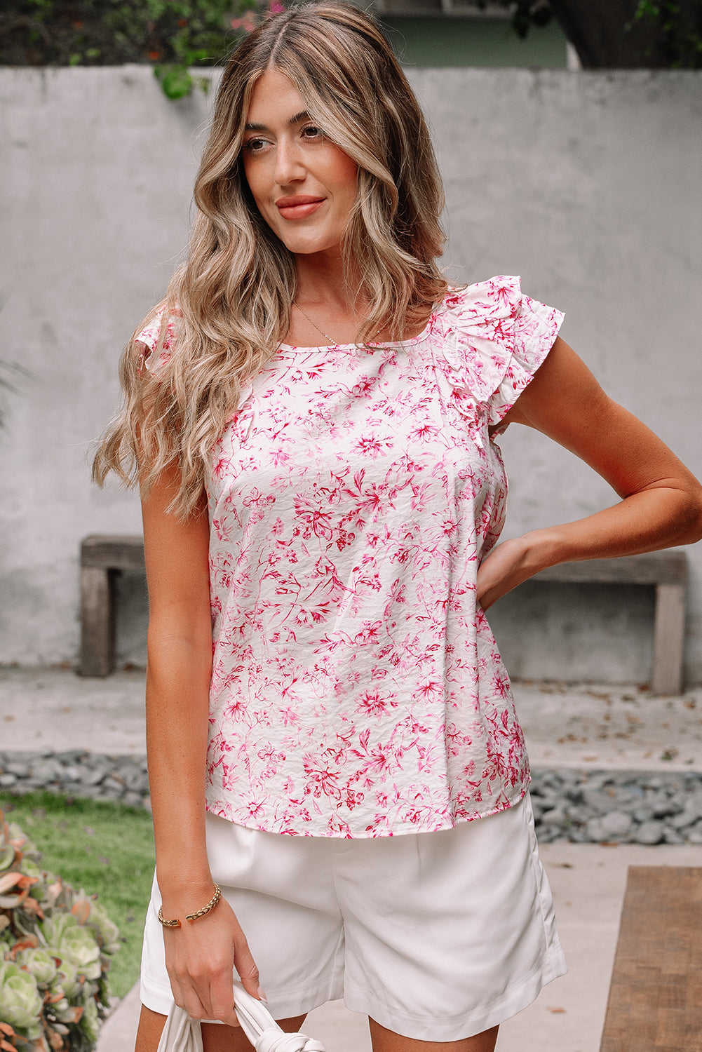 Aya Bow Back Square Blouse LuxuryLifeWay Online Store