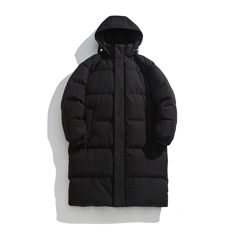 Mid-length Cotton Clothing Men's Thick Warm Jacket Best YouTube Store