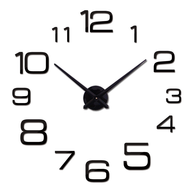 Creative Wall Sticker Decoration DIY Acrylic Clock PearlNestDecor.com