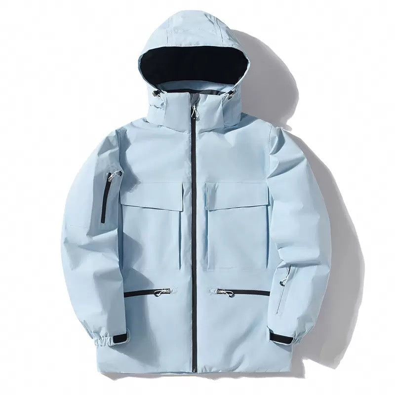 New Ski Suit Men's Winter Thicken Thermal Hooded Jacket LadyShow.Store