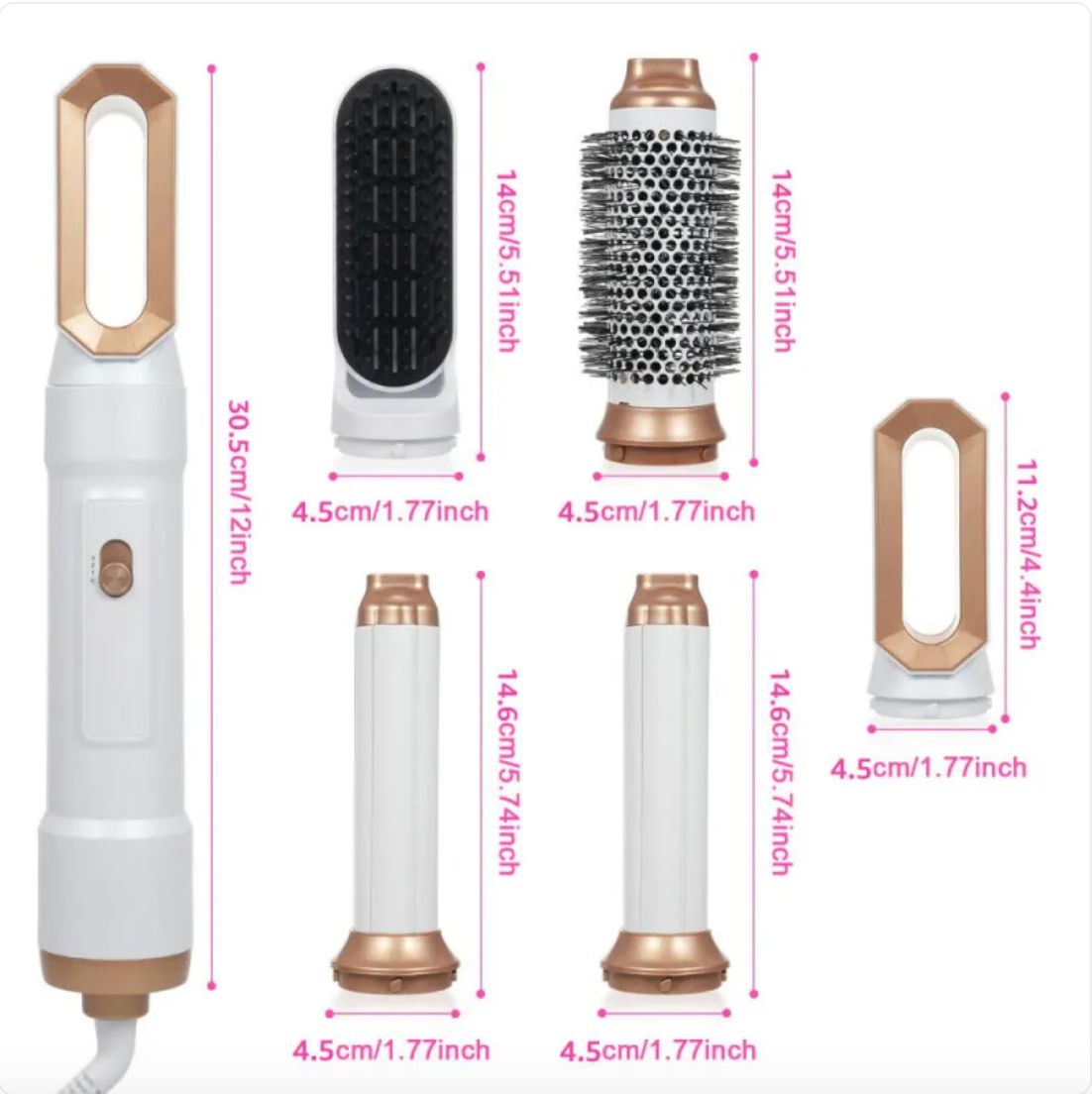 5-in-1 Hot Air Brush LadyShow.Store