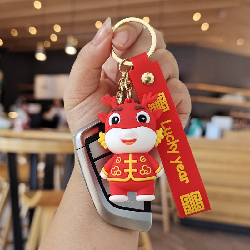 Creative Cute Little Dragon Shape Keychain Pendant LadyShow.Store