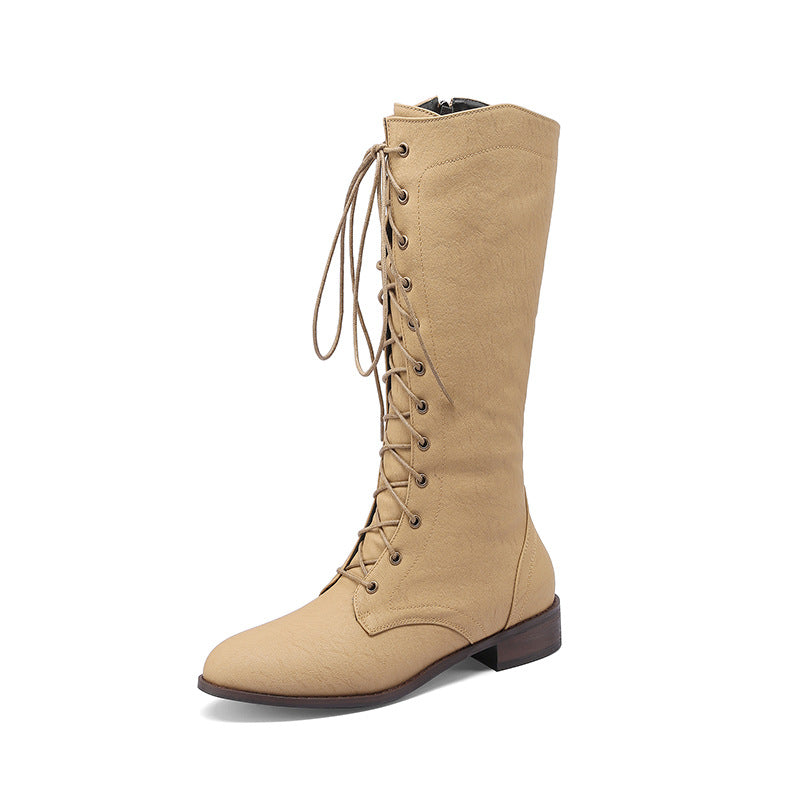 Denim Mid-calf Rider Boots For Women LadyShow.Store