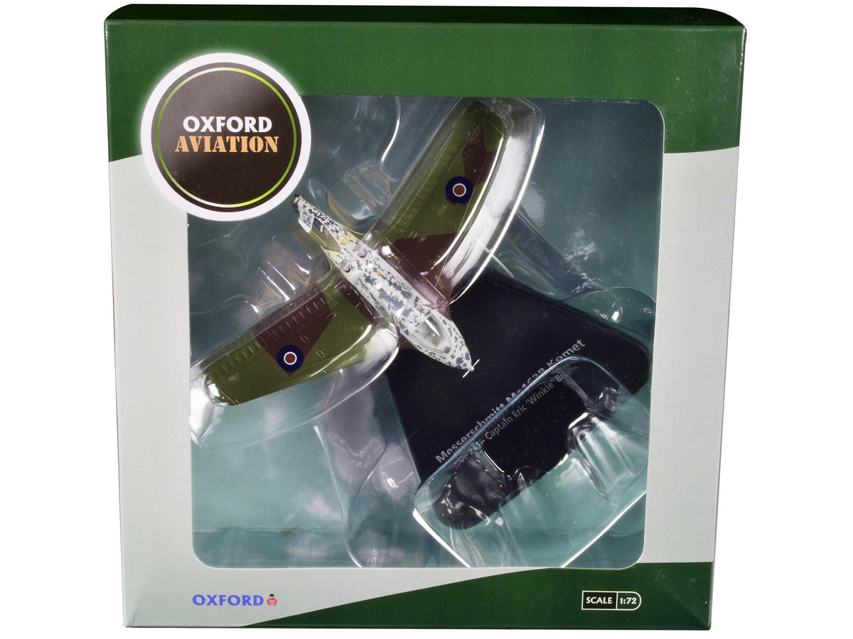 Messerschmitt Me 163B Komet Rocket Plane VF 241 Captain Eric 'Winkle' Brown "Oxford Aviation" Series 1/72 Diecast Model Airplane by Oxford Diecast LuxuryLifeWay Online Store