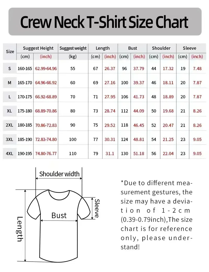 2024 Men's Oversized Cotton Gym Fitness T-shirt Pi-Mart