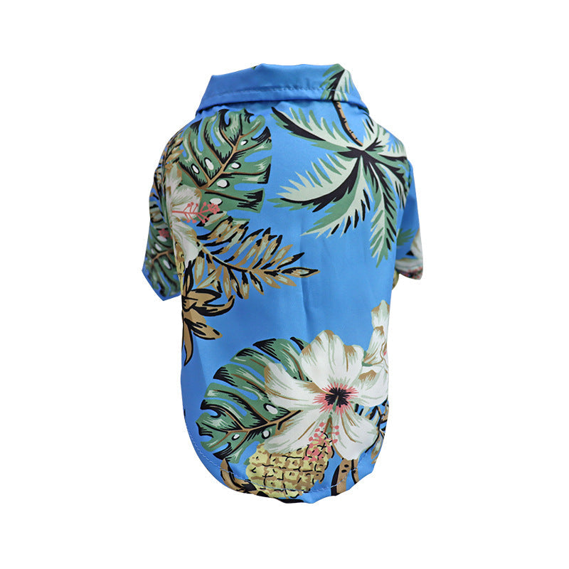 Dog Spring And Summer Thin Shirt Corgi Blue Cat Clothes Pets Fashion