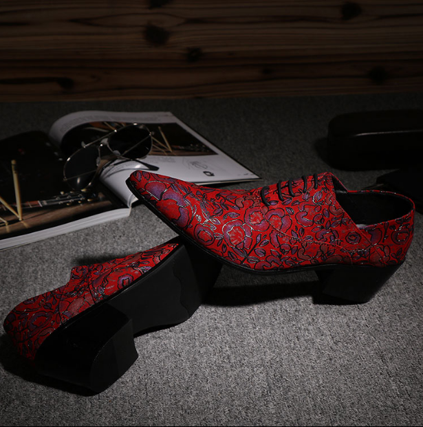 Stylish Pointed Toe High Heel Elevator Shoes LadyShow.Store