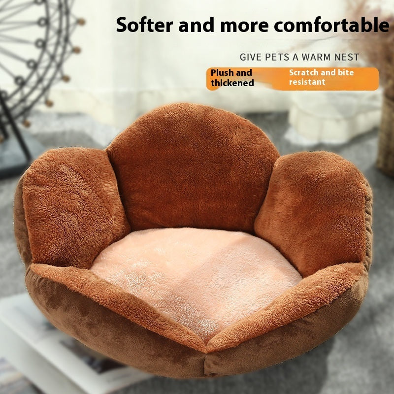 Internet Celebrity Dog's Paw Cat Nest Dog Bed Four Seasons Universal Pet Warm Pets Fashion