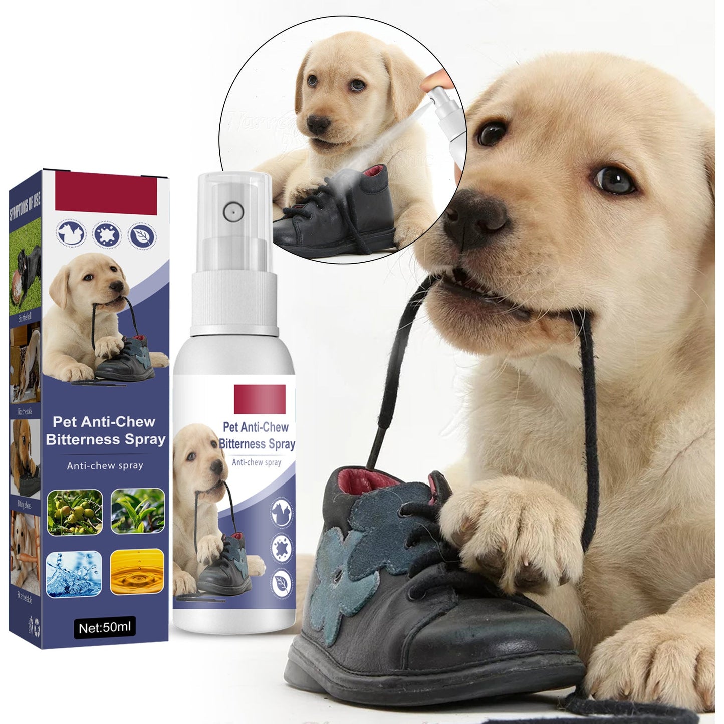 Pet Bitter Anti-bite Spray Dog Scratching Sofa Indoor Long-lasting Eviction Pets Fashion