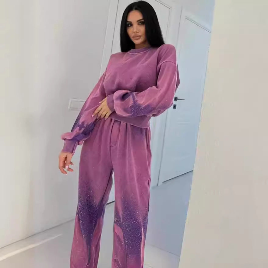 Hot Girl Sweater Trousers Suit Women LadyShow.Store