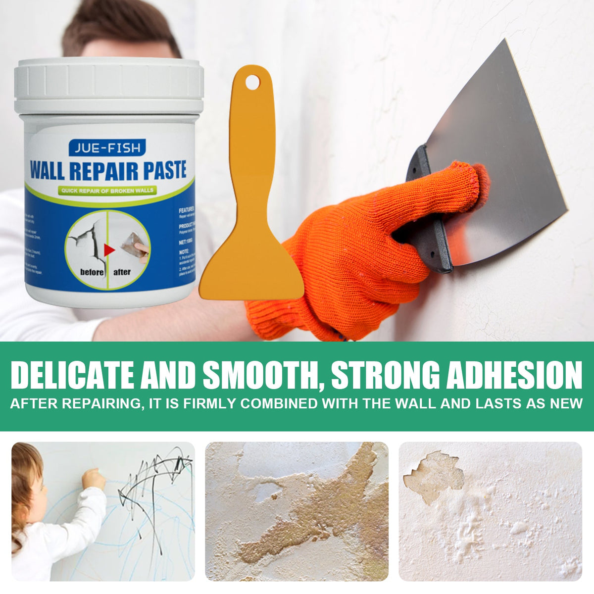 Wall Repair Paste Wall Repair Paste Tri Light Beauty