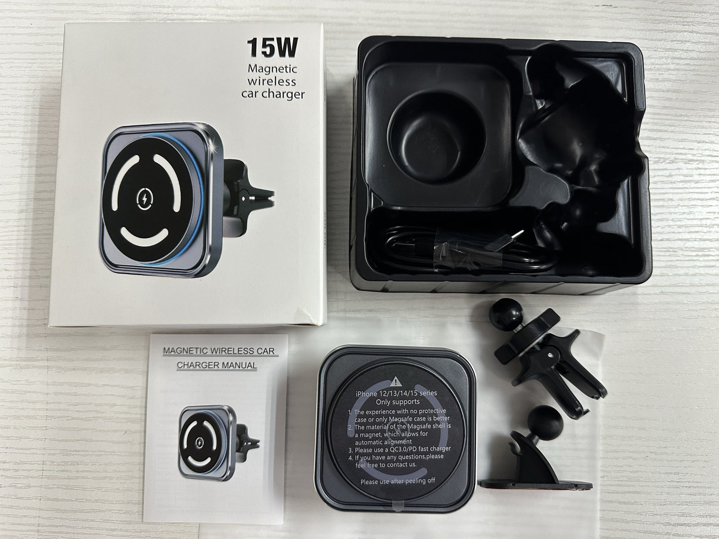 Magnetic Car Wireless Charger Holder Private Model