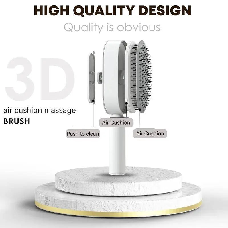 Self-Cleaning 3D  Hair Brush LadyShow.Store