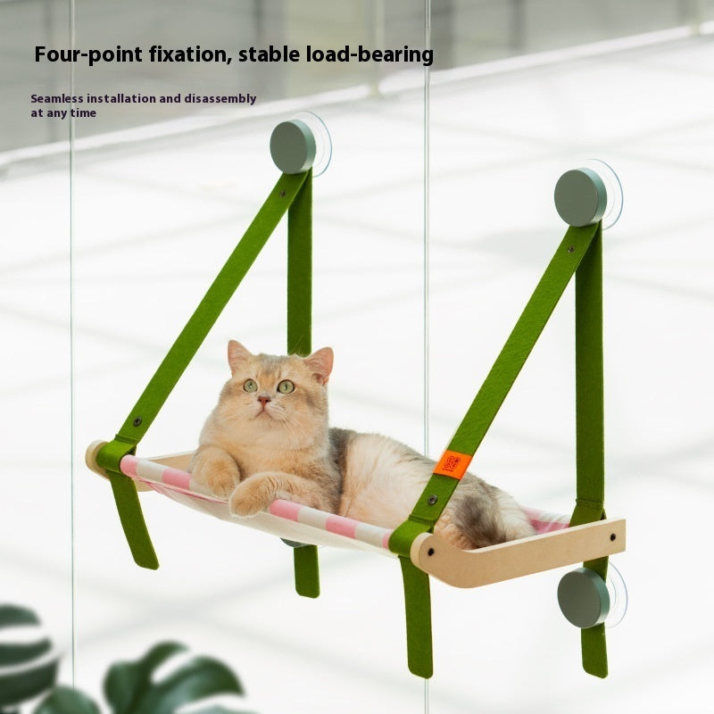 Cat Hammock Window Sucker Hanging Balcony Glass Swing Pets Fashion