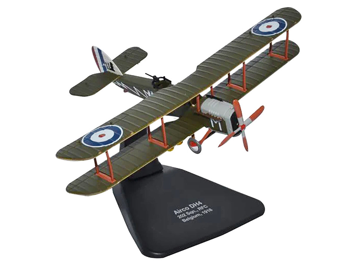 Airco DH4 Bomber Plane "202 Squadron RFC" (1918) "Oxford Aviation" Series 1/72 Diecast Model Airplane by Oxford Diecast LuxuryLifeWay Online Store