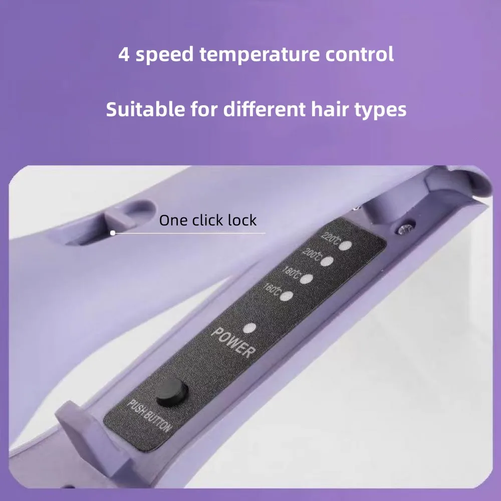 Hair Curling Iron 32mm Deep Wave Hair Curler 4 Temperature Adjustable Fast Heating Crimping Iron Styler Wand For All Hair Style LadyShow.Store