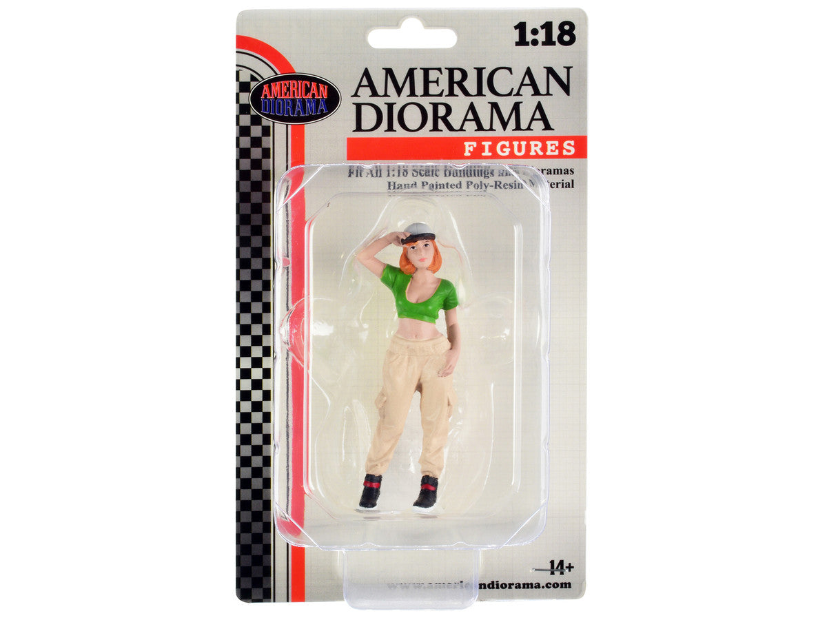 "Hip Hop Girls" Figure 1 for 1/18 Scale Models by American Diorama LuxuryLifeWay Online Store