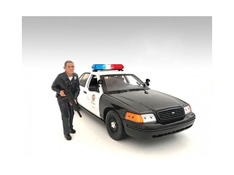 Police Officer II Figure For 1:18 Scale Models by American Diorama LuxuryLifeWay Online Store