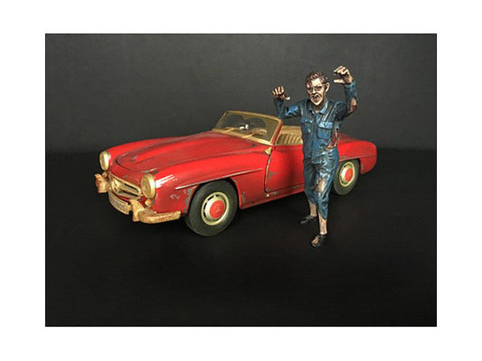 Zombie Mechanic Figurine II for 1/18 Scale Models by American Diorama LuxuryLifeWay Online Store