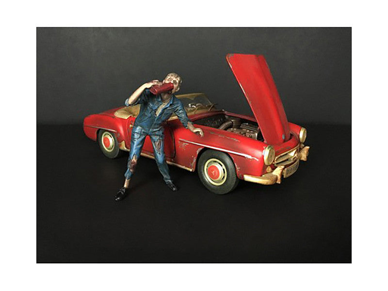 Zombie Mechanic Figurine III for 1/18 Scale Models by American Diorama LuxuryLifeWay Online Store