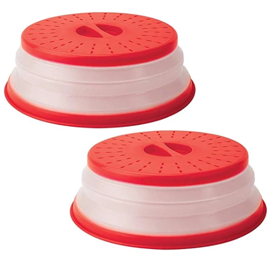 Collapsible High-Temperature Microwave Splash Cover Pi-Mart