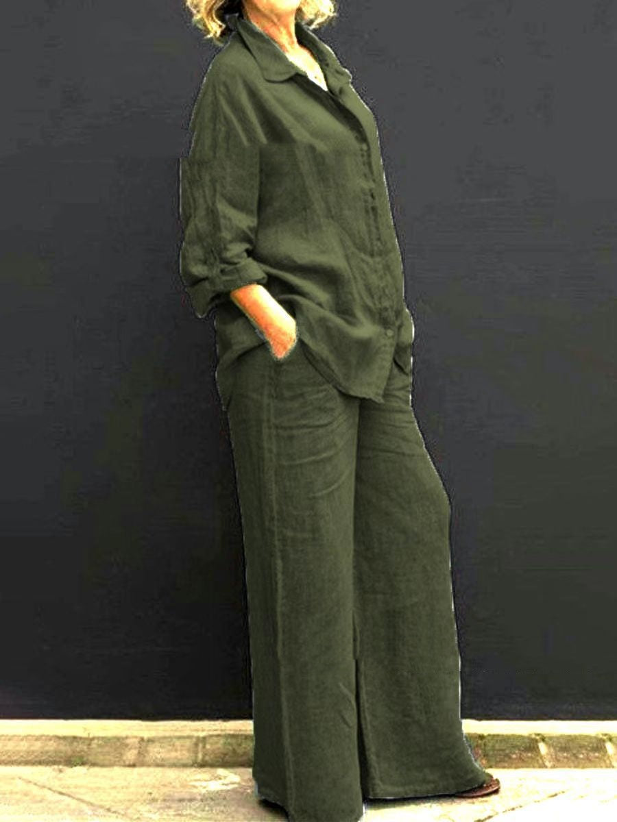 Women's Casual Urban Shirt Set NorixaFashion.com