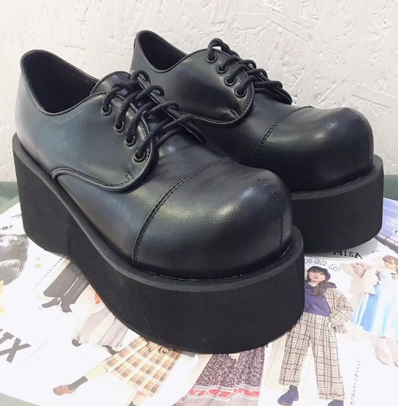 Spring New Women's Thick-Soled Punk Shoes LadyShow.Store