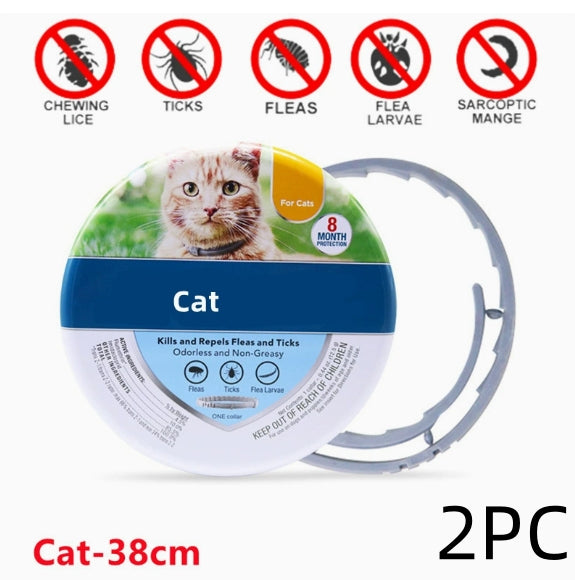 Pet Insect Repellent Small And Medium-sized Dogs And Cats Insect Repellent Collar Pets Fashion