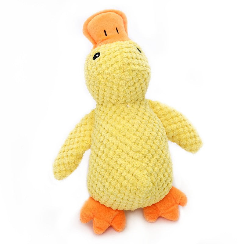 Best Pet Supplies Interactive Squeaky Dog Toy - Crinkle Duck, Yellow  Stuffing-Free Or Stuffed Body, Soft, Squeaks & Crinkles, No Mess, Perfect For Moderate Chewers, Toss And Fetch Play Pets Fashion