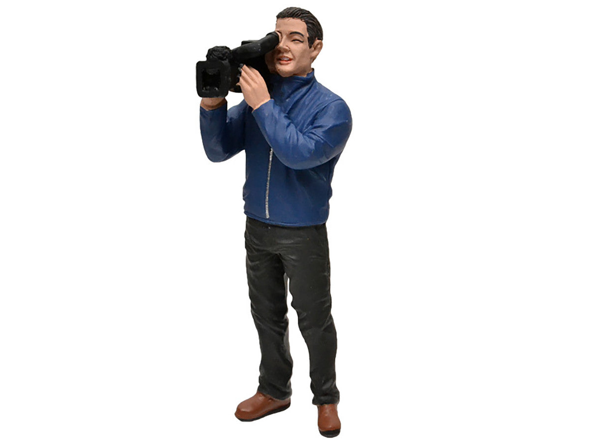 Camera Man Figurine I "Camera Crew" for 1/18 Scale Models by American Diorama LuxuryLifeWay Online Store