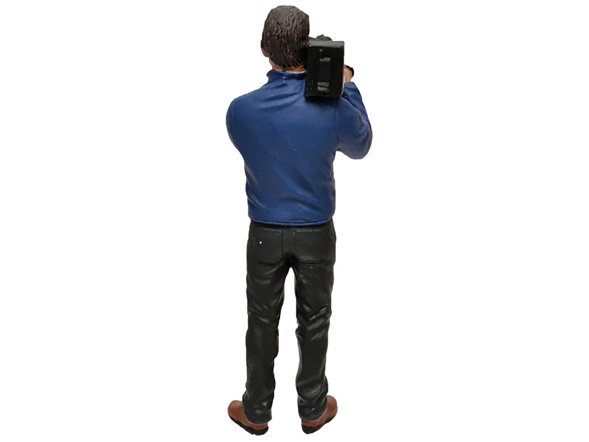 Camera Man Figurine I "Camera Crew" for 1/18 Scale Models by American Diorama LuxuryLifeWay Online Store