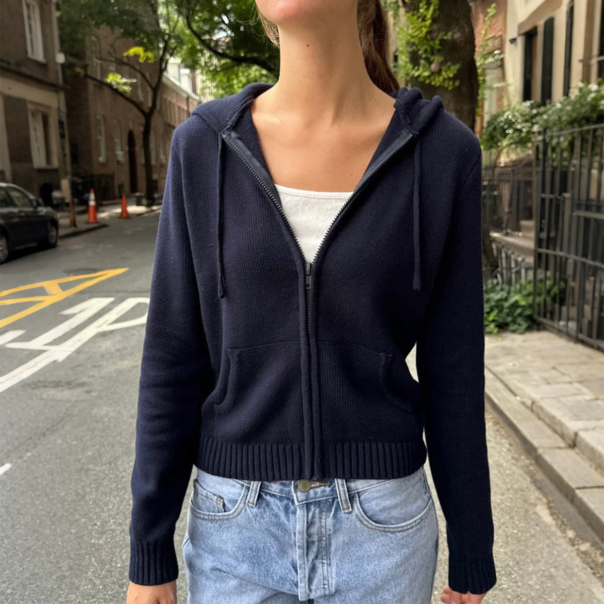 Minimalist Long Sleeve Solid Color Coat Woolen Women's Clothing Best YouTube Store