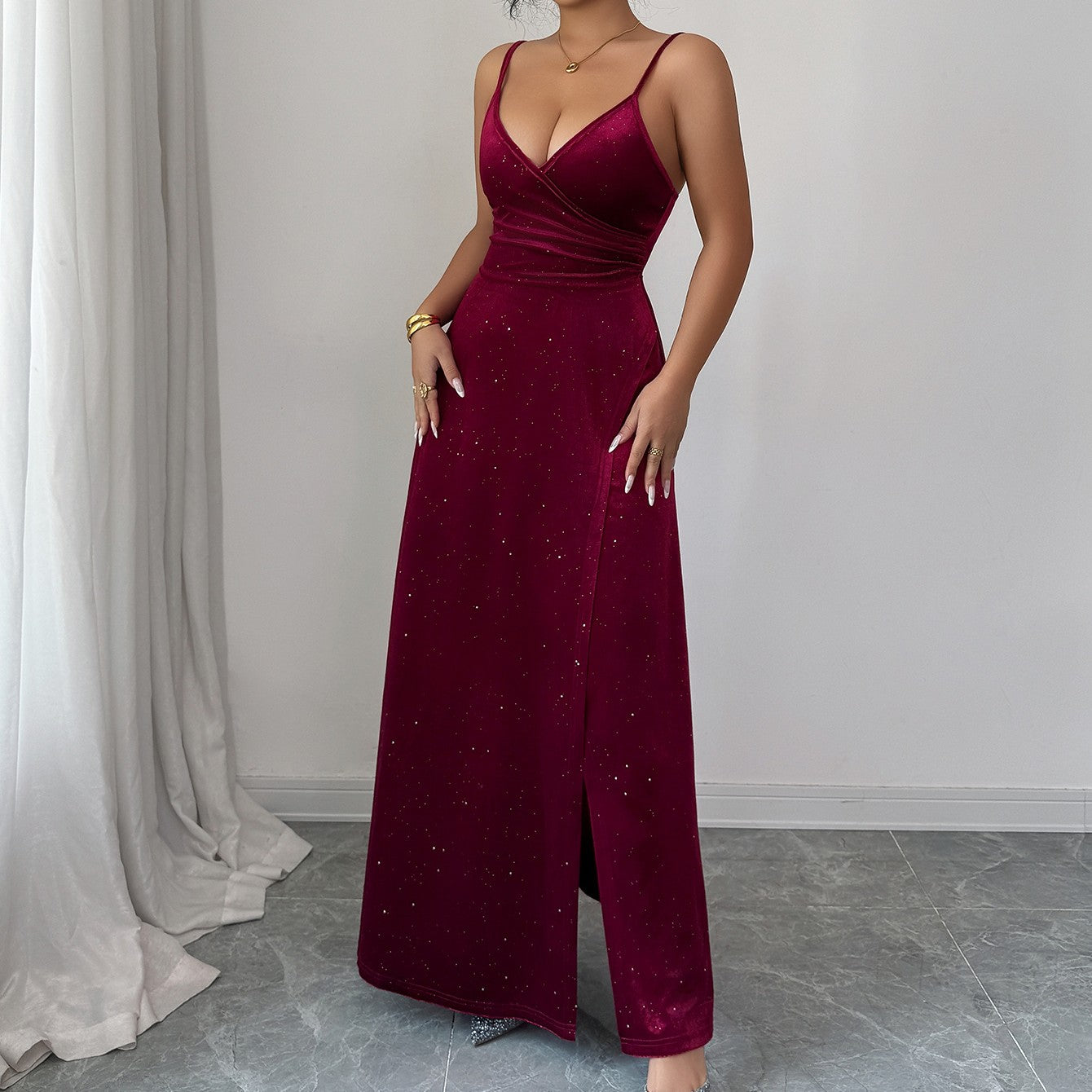 Elegant Strapless Bodycon Dress For Women NorixaFashion.com