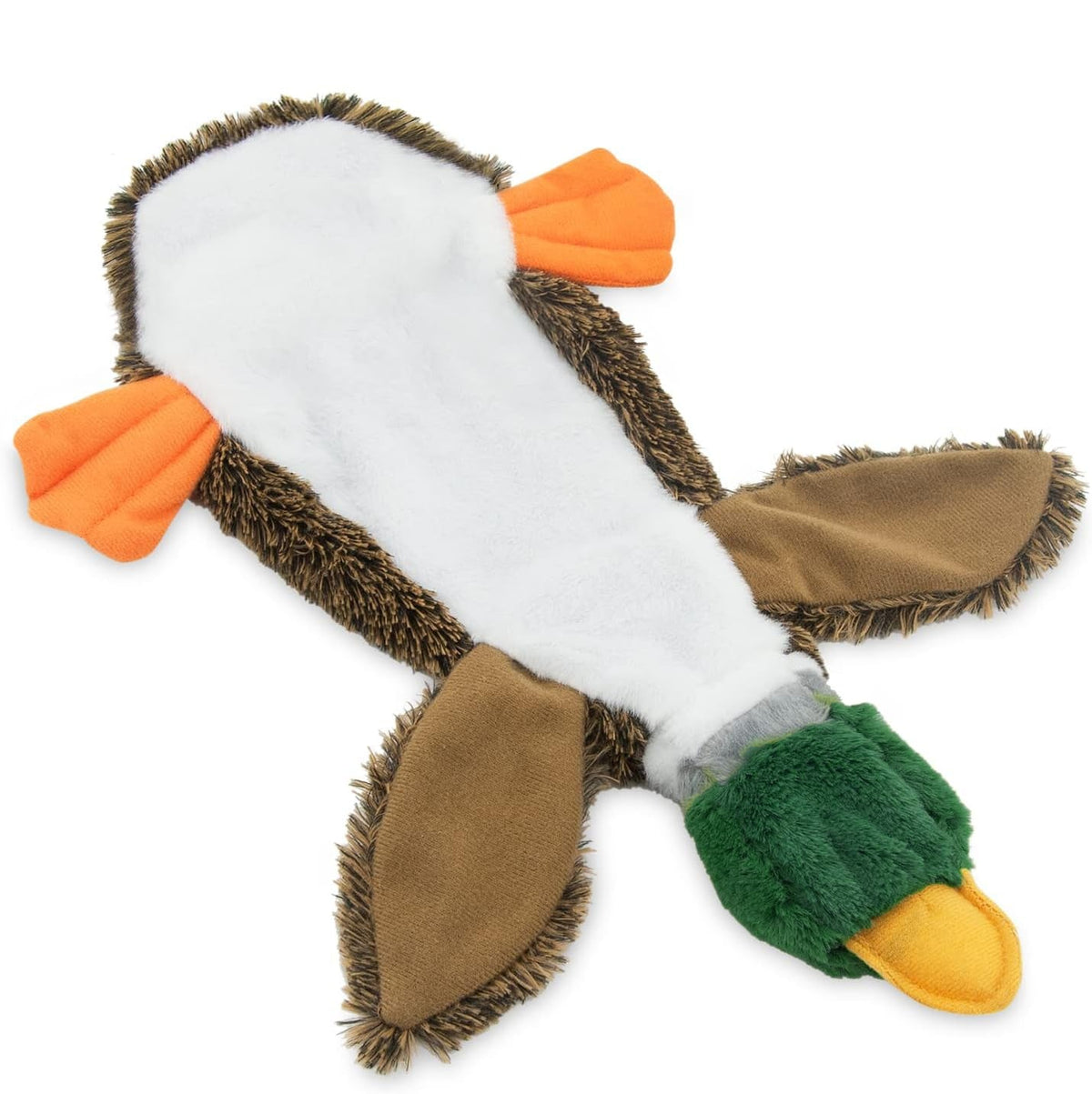 Best Pet Supplies 2-in-1 Stuffless Squeaky Dog Toys With Soft, Durable Fabric For Small, Medium, And Large Pets, No Stuffing For Indoor Play, Supports Active Biting And Play - 1Wild Duck Pets Fashion