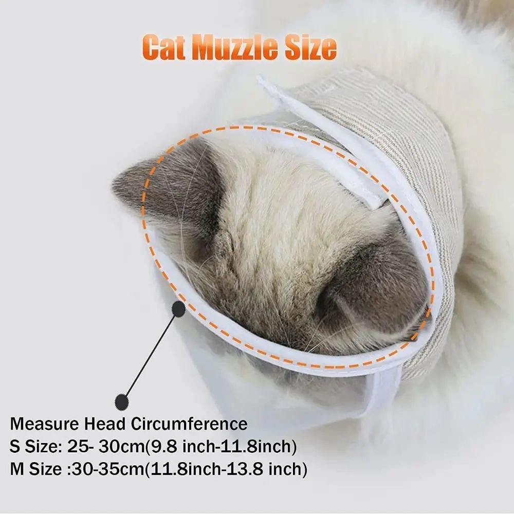 Anti Bite Puppy Kitten Muzzles Mask Pet Product Cat Muzzle Breathable Dogs Cats Bathing Grooming Tools Pets Fashion