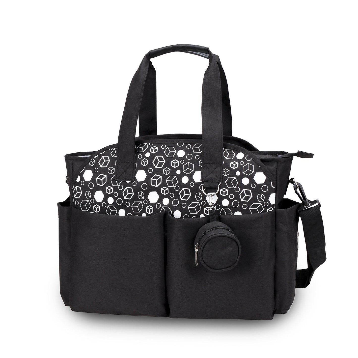 Printed Geometry Pacifier Bag for Mother and Baby Pi-Mart