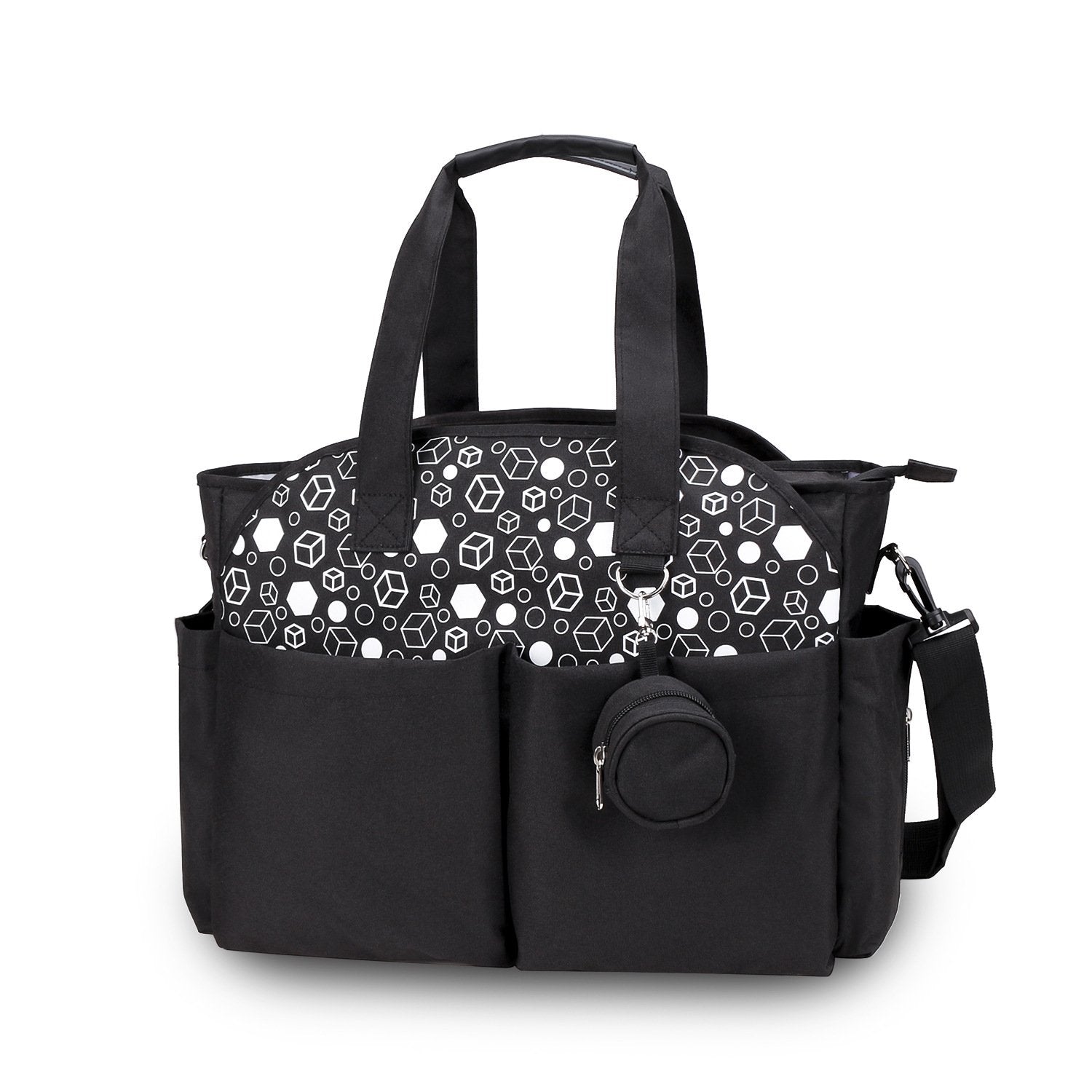 Printed Geometry Pacifier Bag for Mother and Baby Pi-Mart
