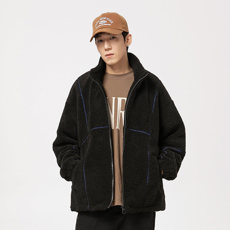 Vintage Lamb Wool Men's And Women's Coats Loose Thick Best YouTube Store