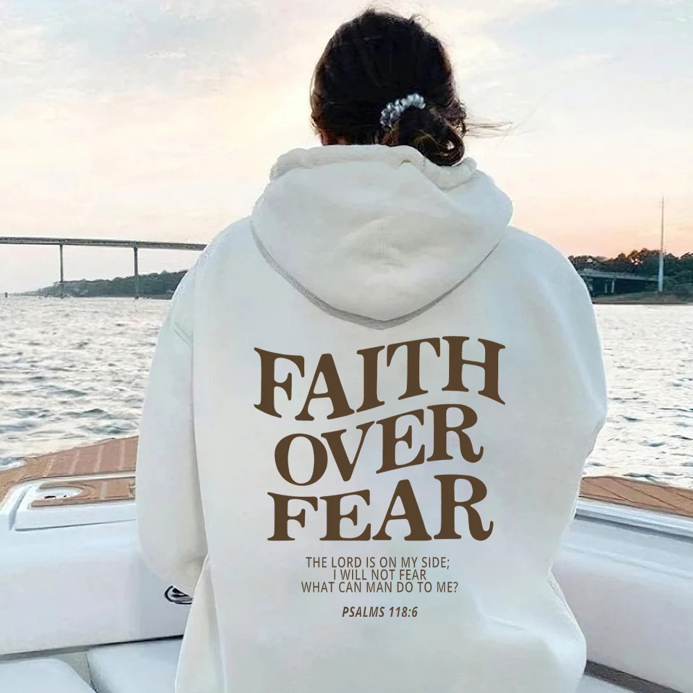 Faith Over Fear Hoodie LadyShow.Store