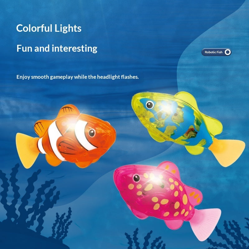 Pet Fish Simulation Light-Activated Clownfish Bathing And Splashing Toy Pets Fashion