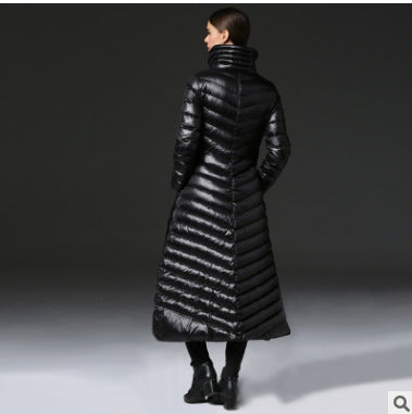 2019 New Lightweight Long Down Jacket for Women Pi-Mart