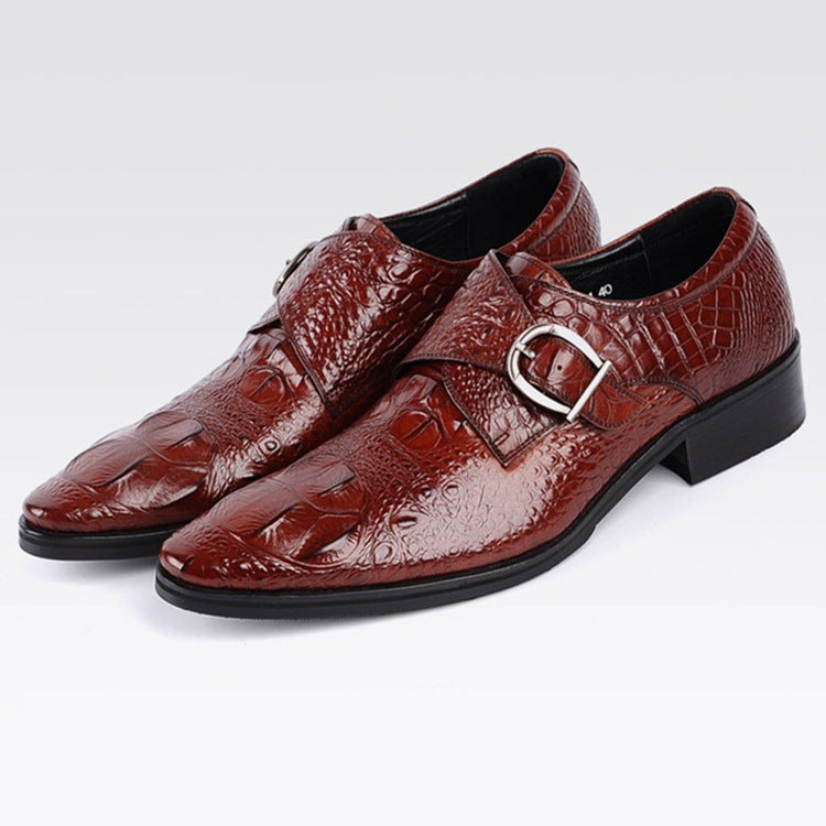 Men's Leather Buckle Shoes Best YouTube Store