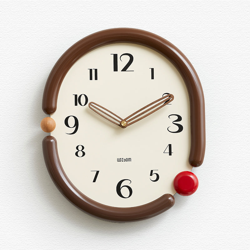 Creative Simple Living Room Punch-free Wall Clock PearlNestDecor.com