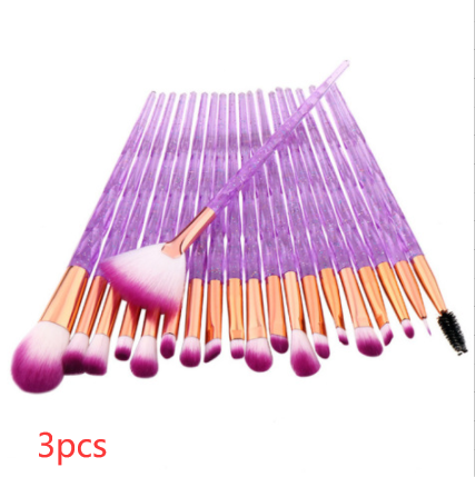 Diamond Colorful Beauty Makeup Brush Utensils CJD2
