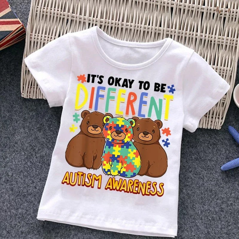 Boys With Autism T-shirt Puzzle Top Best YouTube Store