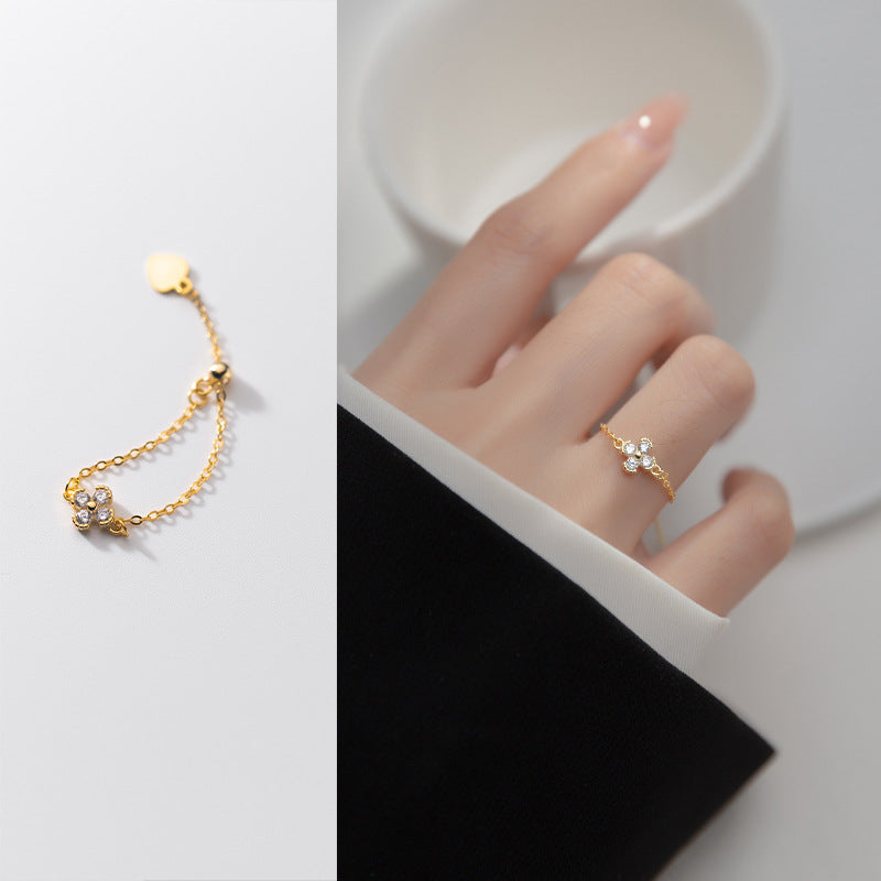 S925 Silver Ring Simple Graceful  Jewelry LadyShow.Store