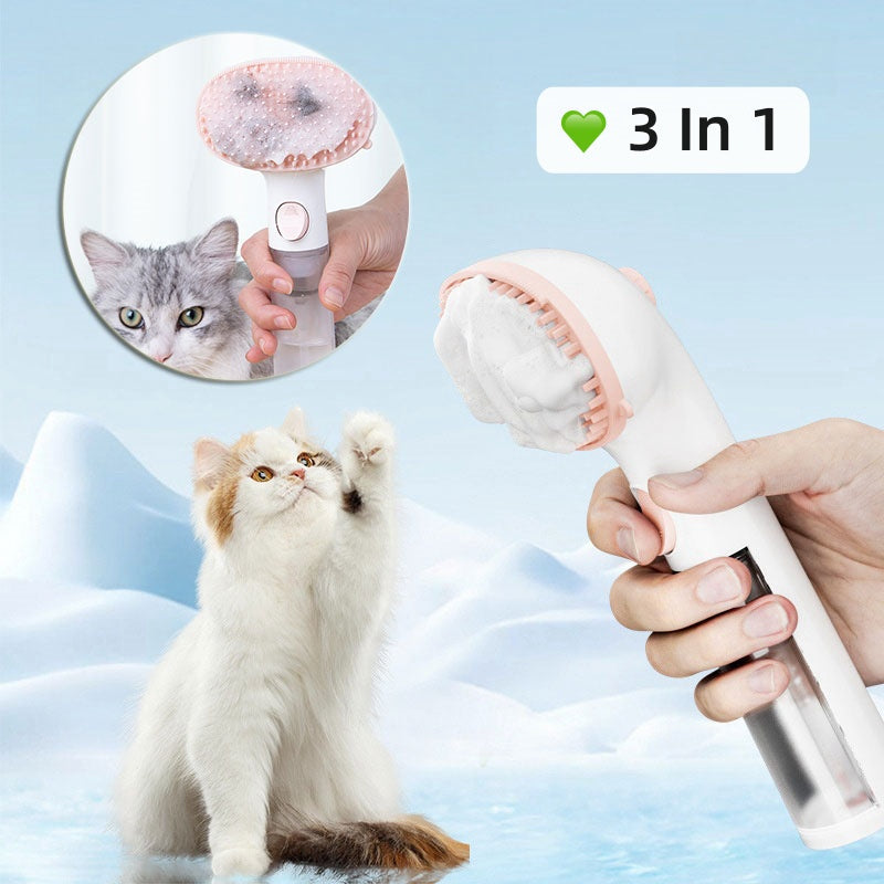 3 In 1 Pet Steam Brush Pet Cleaning Adjustable Comb Wash-free Comb Hair Removal Grooming Supplies Pets Accessories Pets Fashion