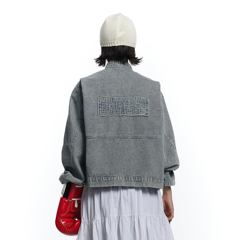 Men's And Women's Retro Stand Collar Motorcycle Clothing Best YouTube Store