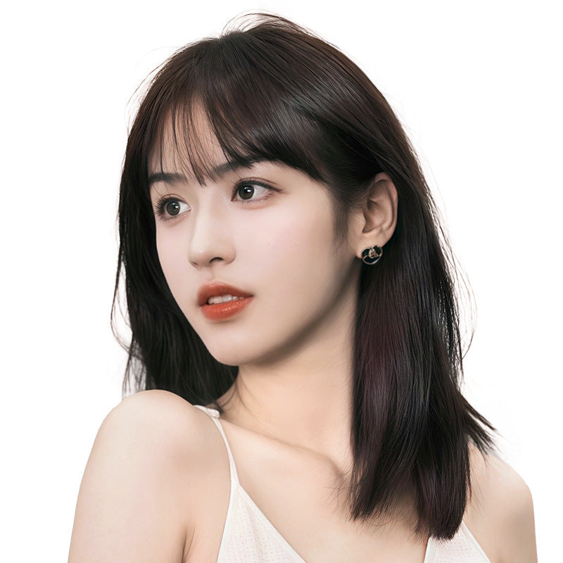 Women's Hand Woven Double Delivery Needle Wig Sheath Real Human Hair Silk Sleeve LadyShow.Store